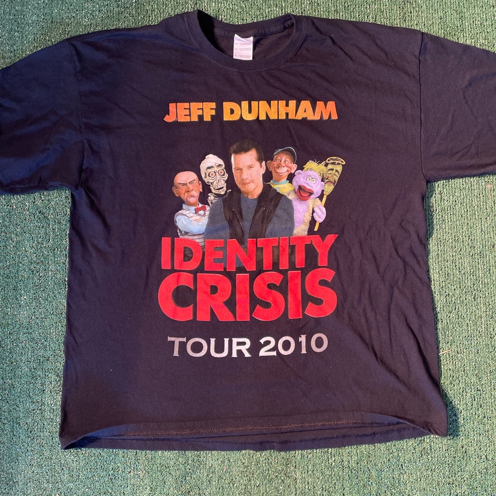 Jeff Dunham Identity Crisis tour shirt Size XL